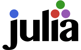 Julia Logo, Copyright (c) 2012-2019: Stefan Karpinski